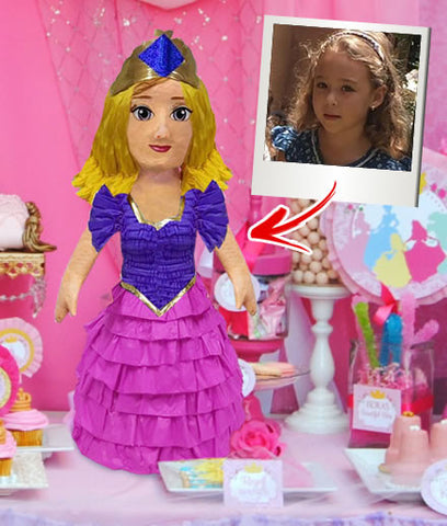 Personalized Princess Castle Piñata - Castle Piñata - Princess Piñata - shops Free Delivery